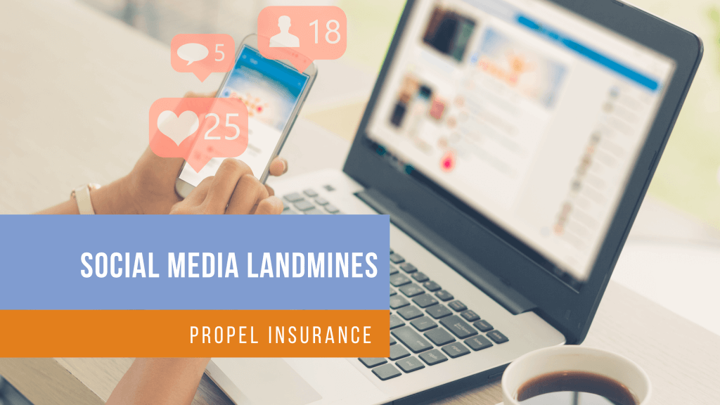 social media landmines