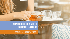 summer hire safety considerations
