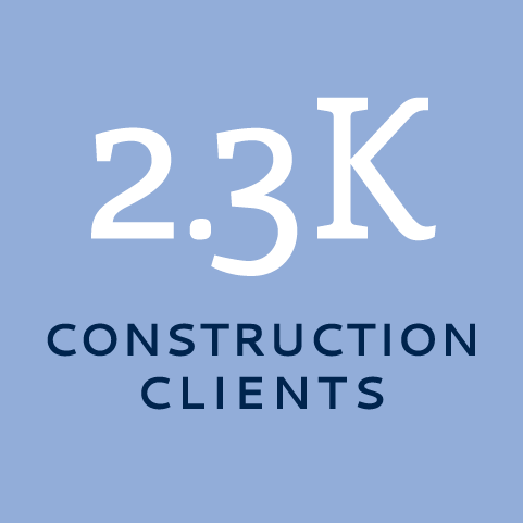 2.3K Construction Clients