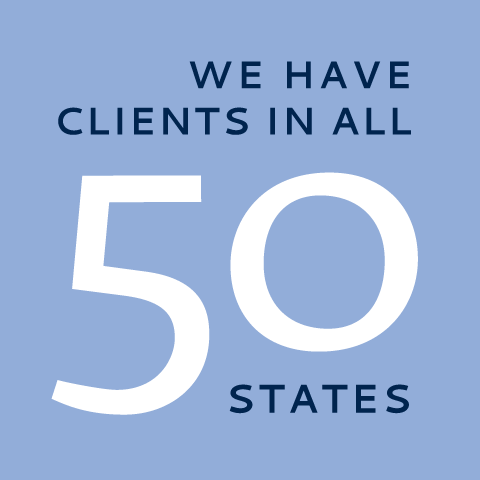 We have clients in all 50 states