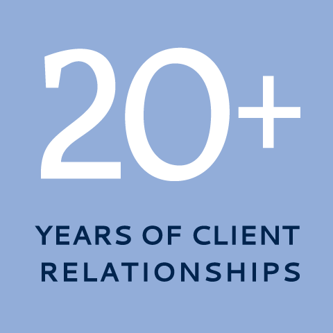 20+ Years of Client Relationships